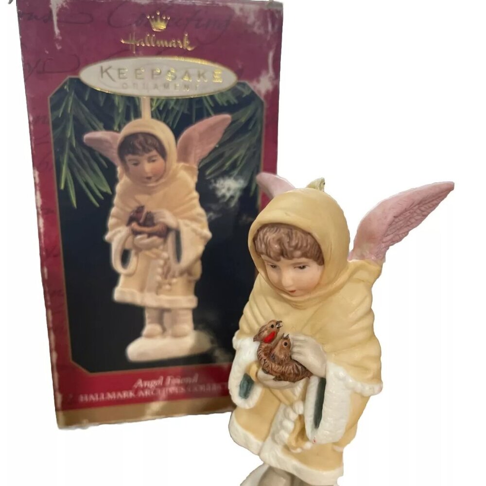 Hallmark - Angel Friend - Archives Collection - Porcelain - Keepsake Ornament